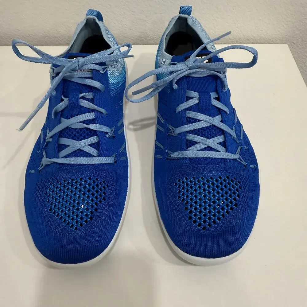 Nike Free Women's TR Focus Flyknit Running Shoes 844817-401 Racer Blue Sz 7.5